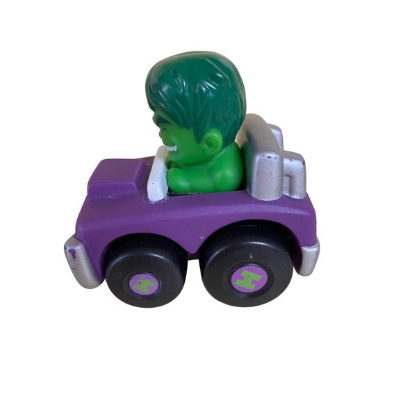 Marvel Toy Car Incredible Hulk Preschool Soft Vehicle 3 Yrs Up Toys Action - Picture 3 of 10